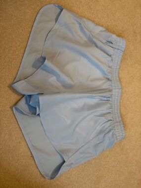 Light Blue under Armour Athletic Running Shorts